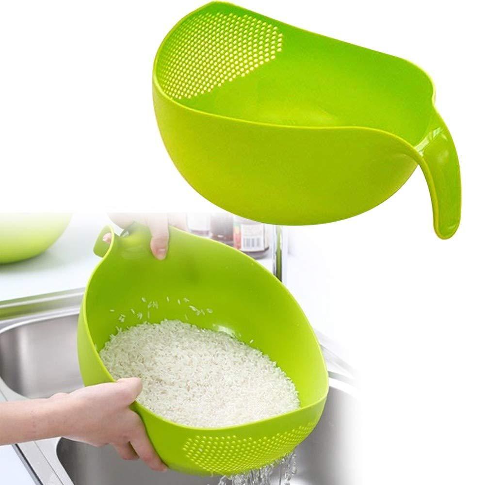 2068 Plastic Rice Bowl/Food Strainer Thick Drain Basket with Handle for Rice, Vegetable & Fruit (set of 3pcs) DeoDap 2068 Plastic Rice Bowl/Food Strainer Thick Drain Basket with Handle for Rice, Vegetable & Fruit (set of 3pcs) DeoDap